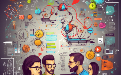 a group of people looking at a laptop