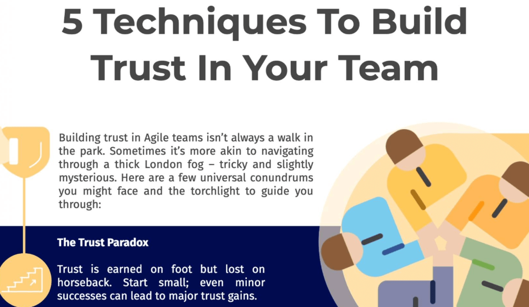 5 Techniques to Build Trust In Your Team