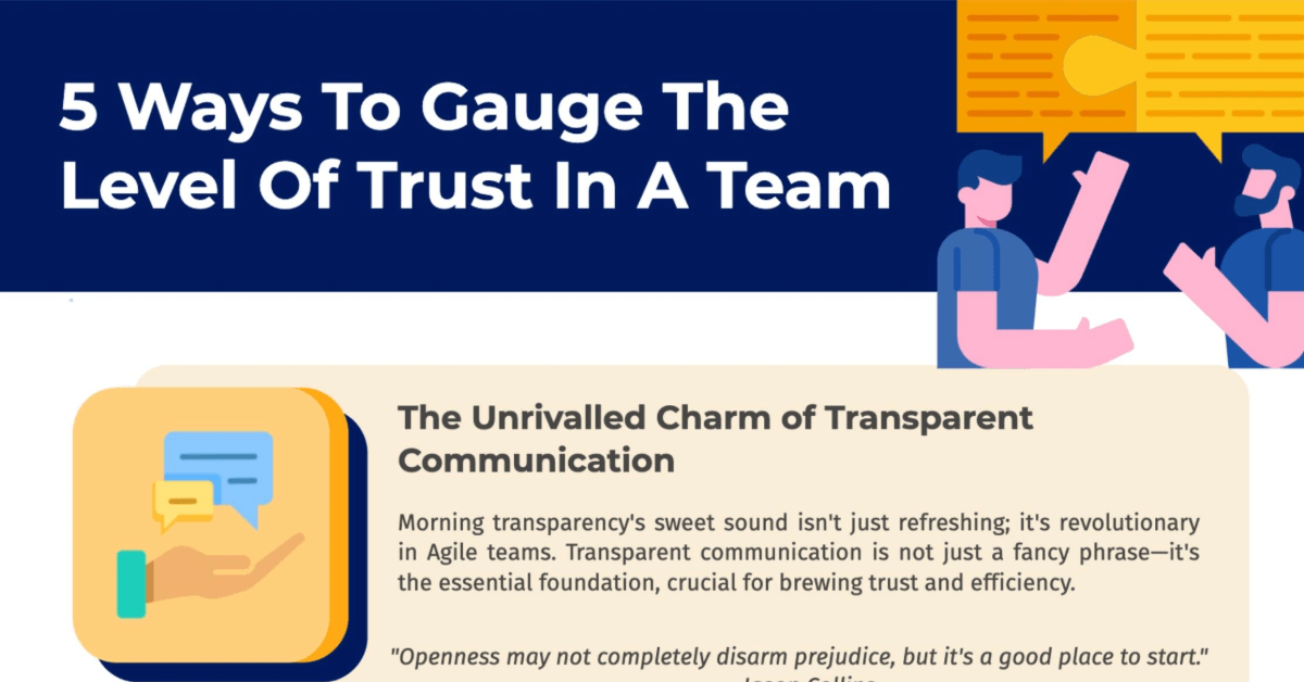 5 Ways To Gauge The Level Of Trust In A Team