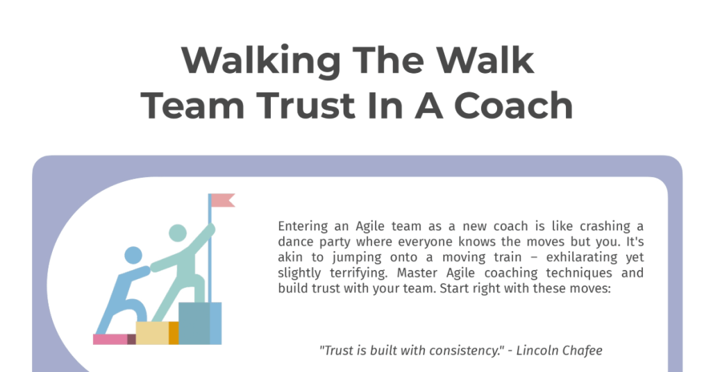 LinkedIn Post - Walking The Walk Team Trust In A Coach